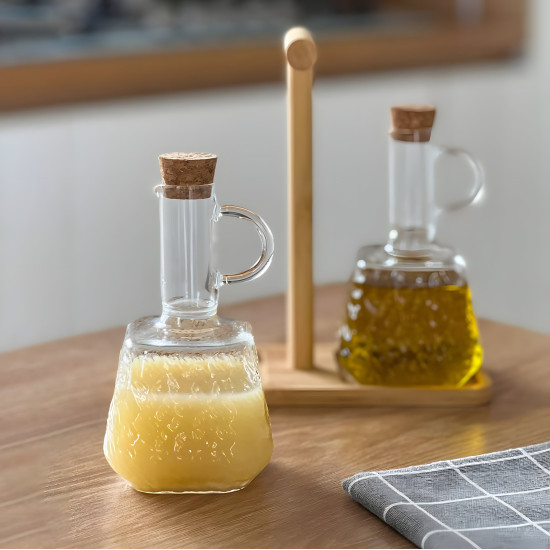 Glass Oil Dispenser - 2 Pcs